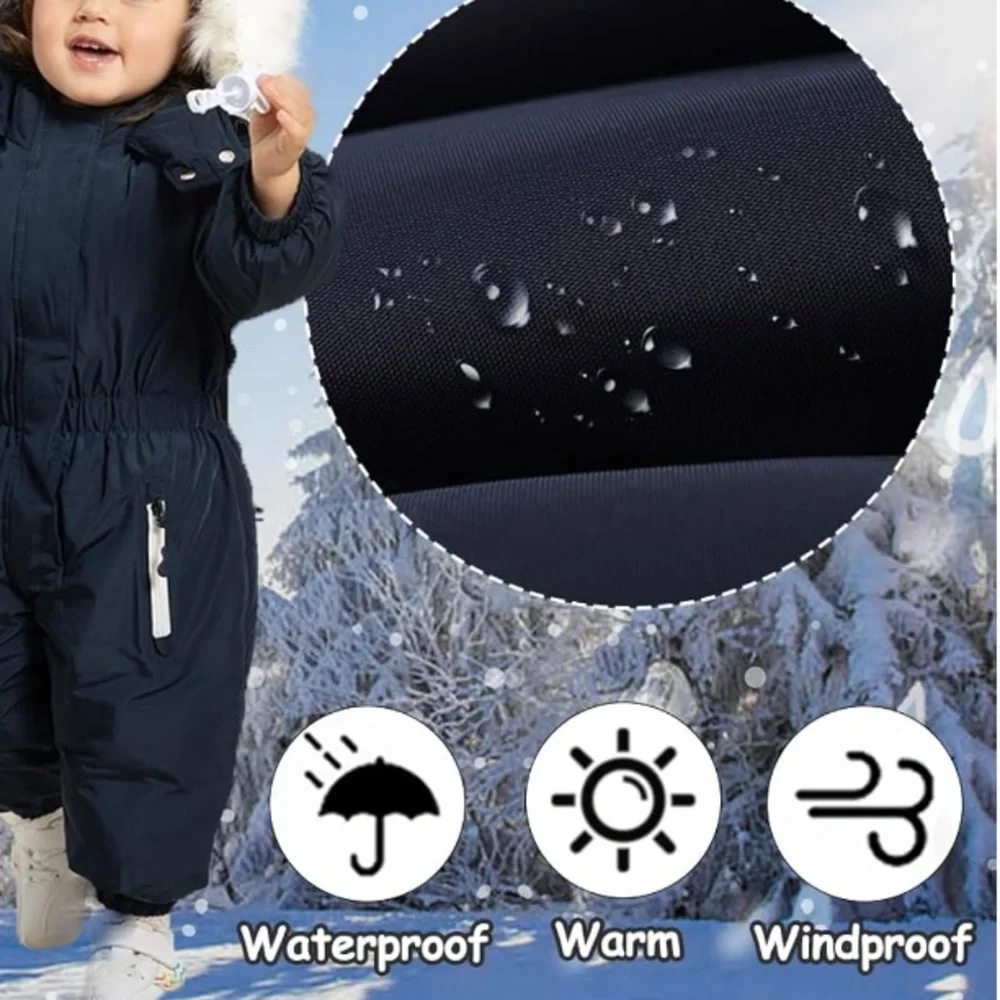 MURMURBEAR One Piece Hooded‎ Snowsuits